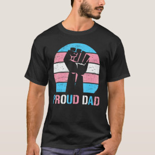 Proud Pappa Trans LGBT Höger LGBT Pride Pappa LGBT T Shirt