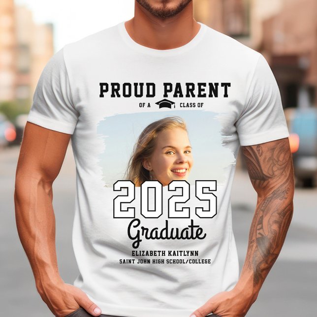 Proud Parent Class of 2025 Student Senior T Shirt (Skapare uppladdad)