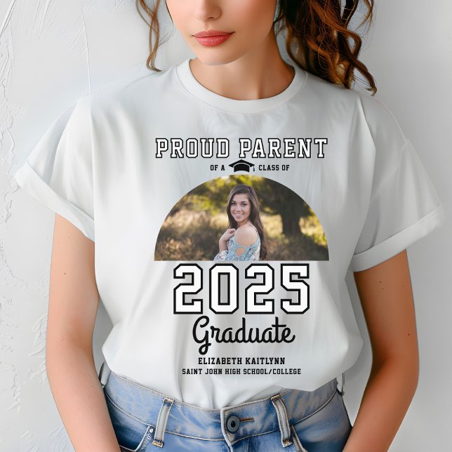 Proud Parent Class of 2025 Student Senior T Shirt (Skapare uppladdad)