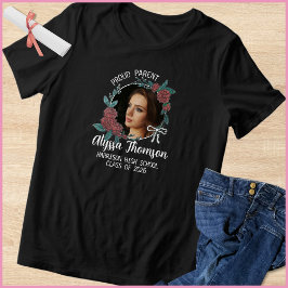 Proud Parent High School Class Of 2026 Photo T Shirt