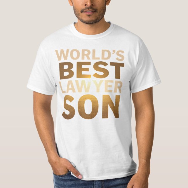 Proud Parent of a Lawyer T Shirt (Framsida)