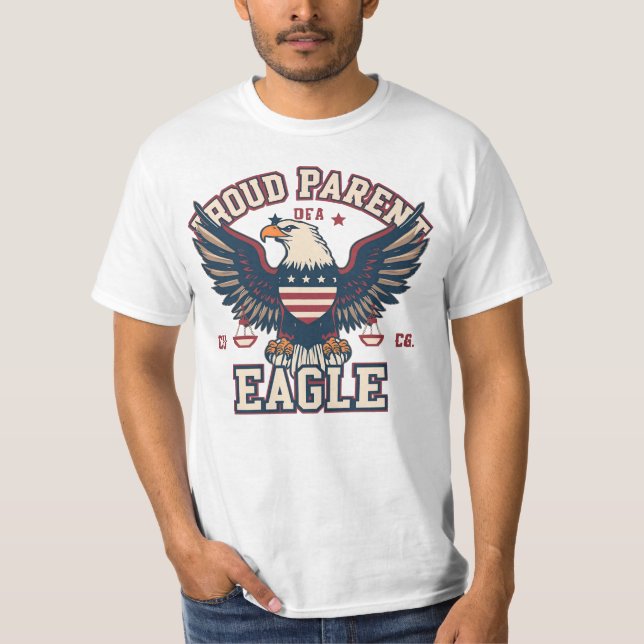 Proud Parent of a Legal Eagle T Shirt (Framsida)