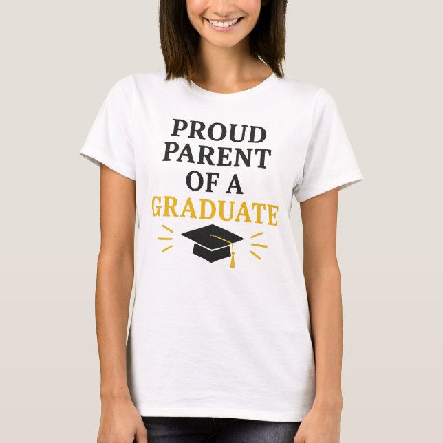 Proud Parent of a Student T Shirt (Framsida)