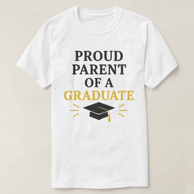 Proud Parent of a Student T Shirt (Design framsida)