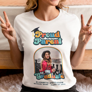 Proud Parent of the student fotogroovy retro T Shirt