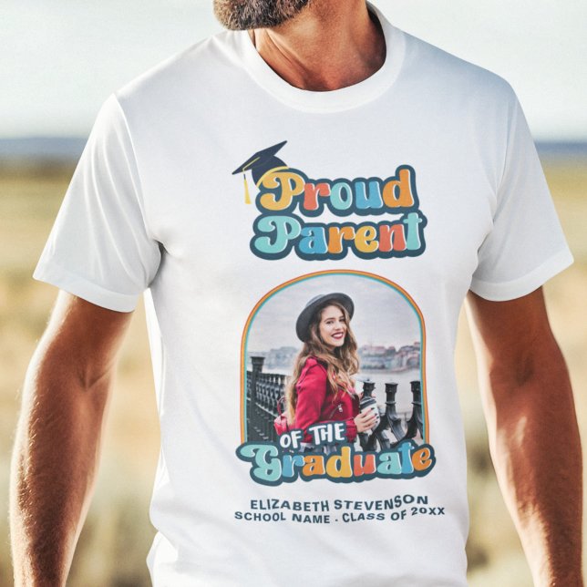 Proud Parent of the student fotogroovy retro T Shirt (Skapare uppladdad)