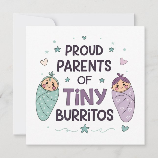 Proud Parents of Tiny Burritos Art (Framsida)