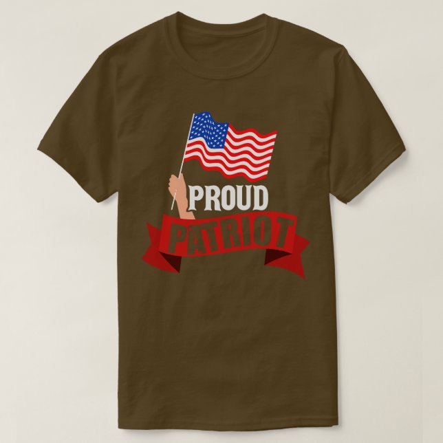 Proud Patriot T Shirt (Design framsida)