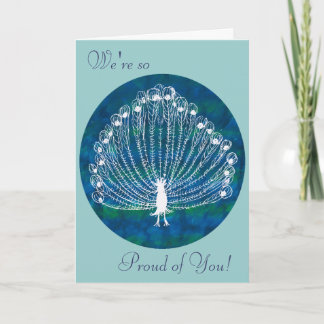 Proud Peacock Grattiss Card Kort