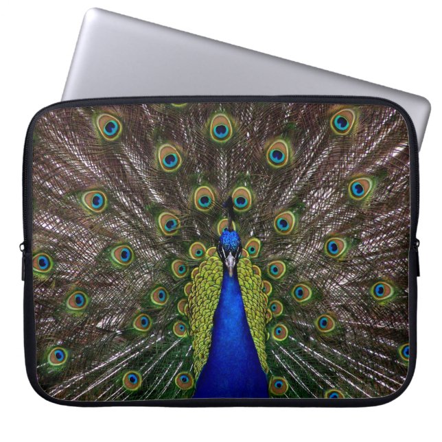 Proud Peacock laptop sleeve (Framsidan)