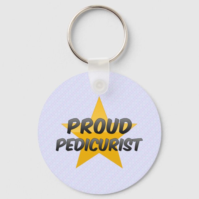 Proud Pedicurist Nyckelring (Framsida)
