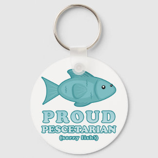 Proud Pescetarian Nyckelring