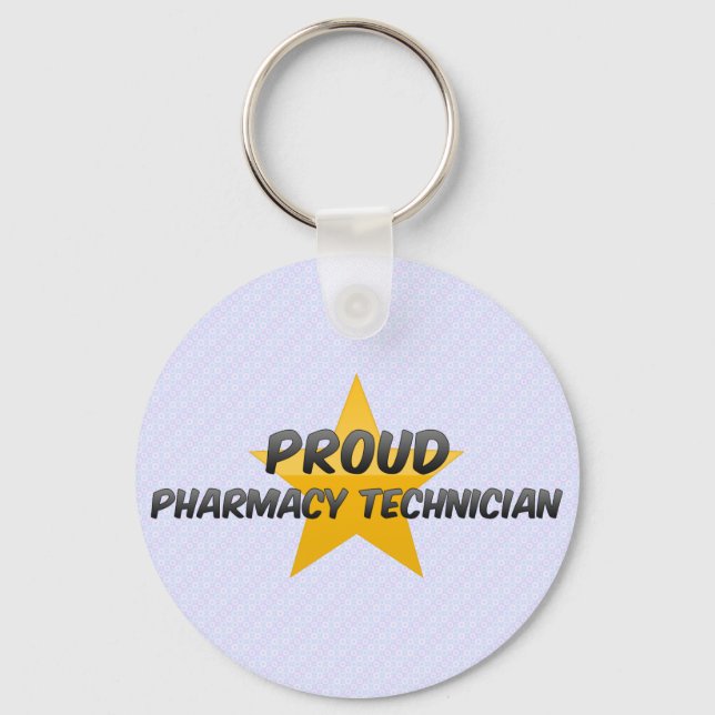 Proud Pharmacy Technician Nyckelring (Framsida)