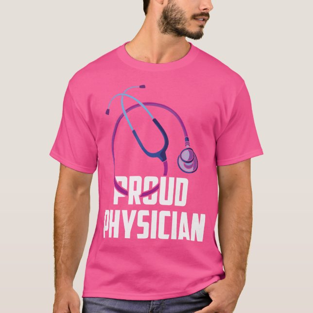Proud Physician Md Medical Practier Student Do T Shirt (Framsida)