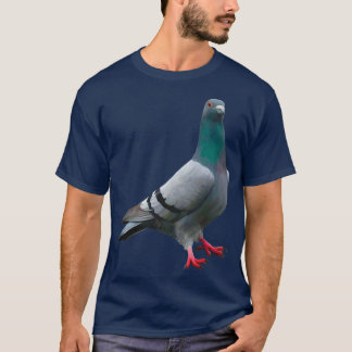 Proud Pigeon illustration Elegant pigeon art Bird T Shirt
