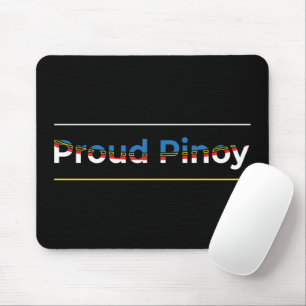 Proud Pinoy - Filipino Flagga Ord Art Lettering Musmatta