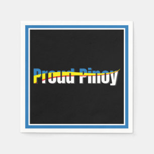 Proud Pinoy - Filippinernas Flagga Tagalog Pappersservett