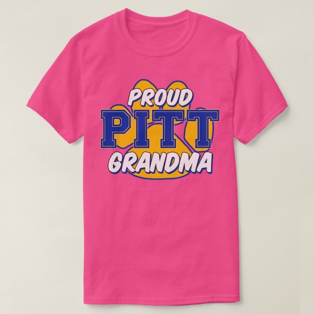 Proud Pitt Grandma  T Shirt (Design framsida)