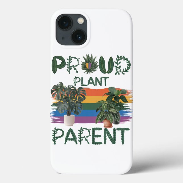 Proud Plant Parent - LGBTQ+ iphone case (Baksida)