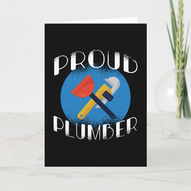 PROUD PLUMBER KORT (Framsida)