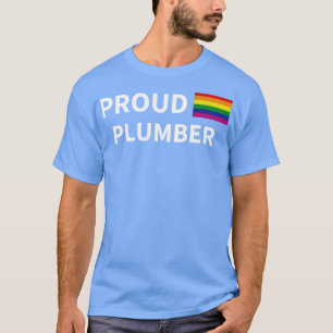 Proud Plumber LGBT Rainbow T Shirt
