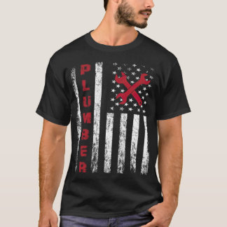 Proud plummerdesign för amerikanska 8:e pojkar t shirt