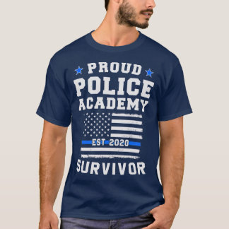Proud Police Academy Survivor 2020 Studenten T Shirt
