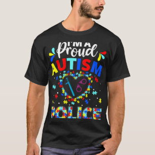 Proud Police Autism Awareness Kärlek Autistic Matc T Shirt