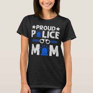Proud Police Mamma T Shirt