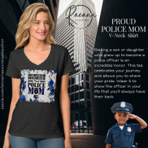 Proud Police Mamma T-Shirt