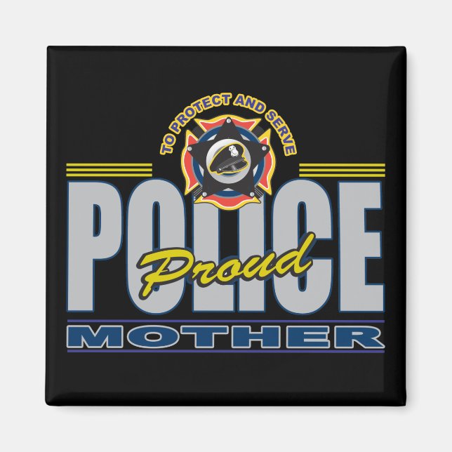 Proud Police Mor Magnet (Framsidan)