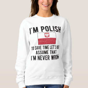 Proud polsk Heritage Poland Roots Polska Flagga T Shirt