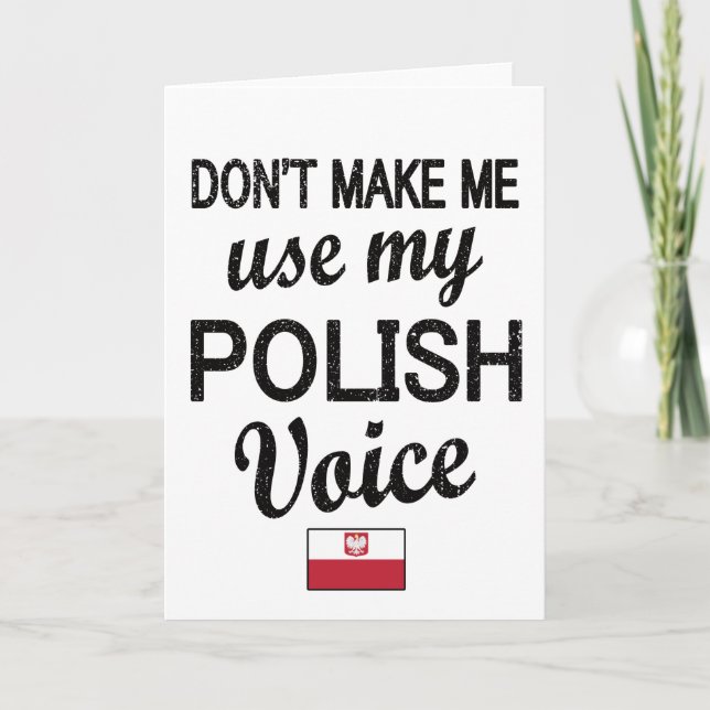 Proud Polska rötter Polen Flagga polska kulturarv Kort (Framsida)