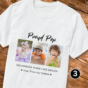 Proud Pop Barnbarn gör liv till Grand 3 Photo T Shirt
