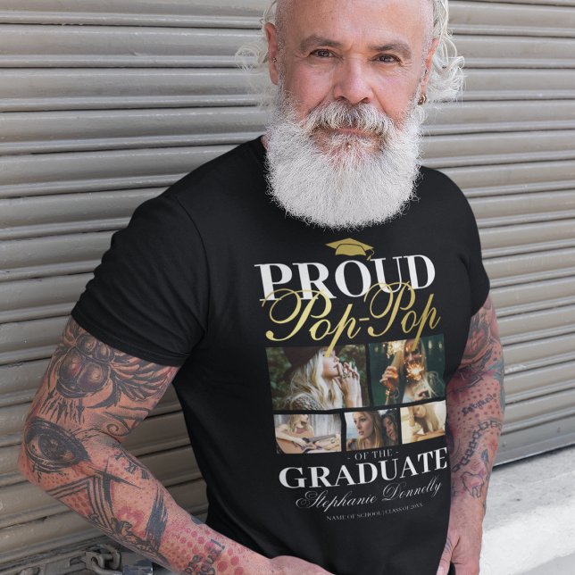Proud Pop-Pop på Student T-Shirt (Skapare uppladdad)