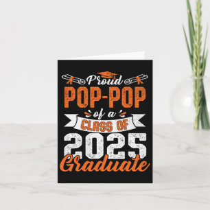 Proud popppop of a cl of 2025 Student Senior Grad Kort