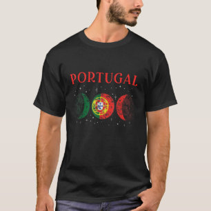 Proud Portugisiska Retro Portugal Flagga 4 T Shirt