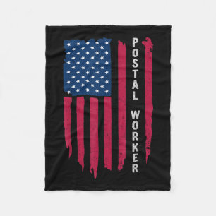 Proud Postal Worker Postmaster Us Post Service Mem Fleecefilt