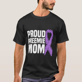 Proud Preemie Mamma Nicu Prematura födelsetal T Shirt