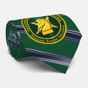 Proud Psychological Operations Veteran Neck Tie Slips
