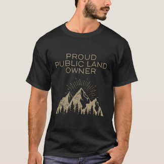 Proud Public Land Owner T-Shirt Långärmad