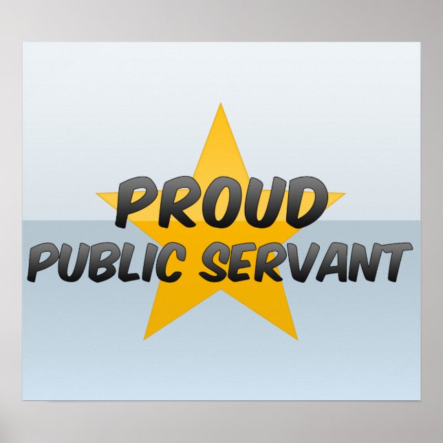 Proud Public Service Poster (Framsidan)