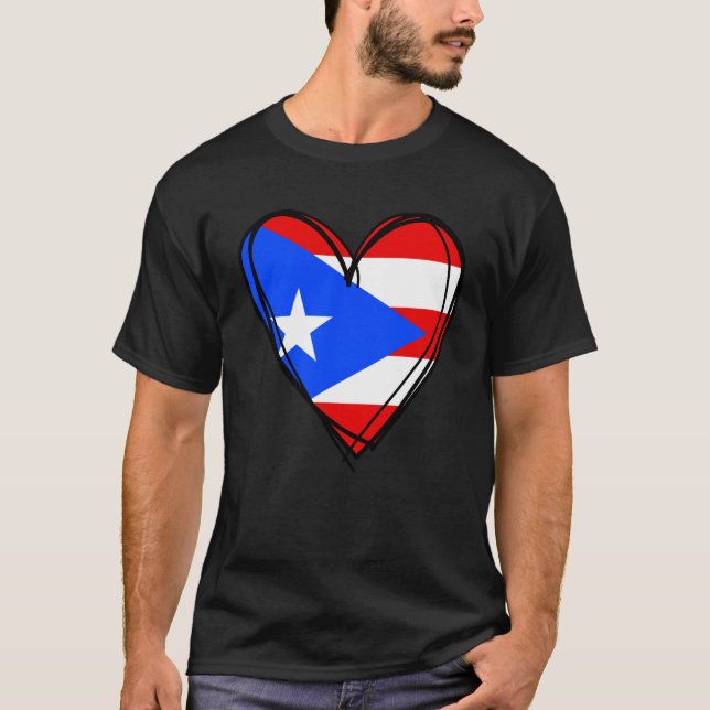 Proud Puerto Rican Boy Girl Aunt Dad Puerto Rico F T Shirt (Framsida)