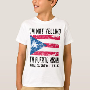 Proud Puerto Rican Roots Puerto Rico Flagga Herita T Shirt