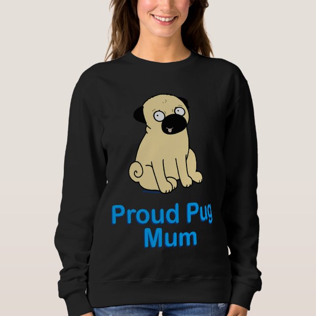 Proud Pug Morsa Classic T-Shirt 466 (Framsida)
