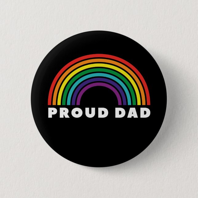 Proud Rainbow Pappa Knapp (Framsida)