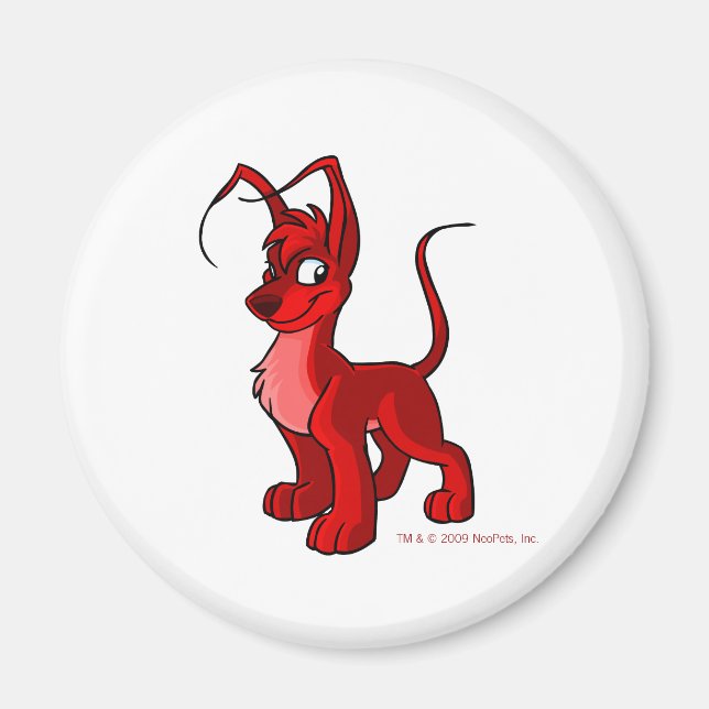 Proud Red Gelert Magnet (Framsidan)
