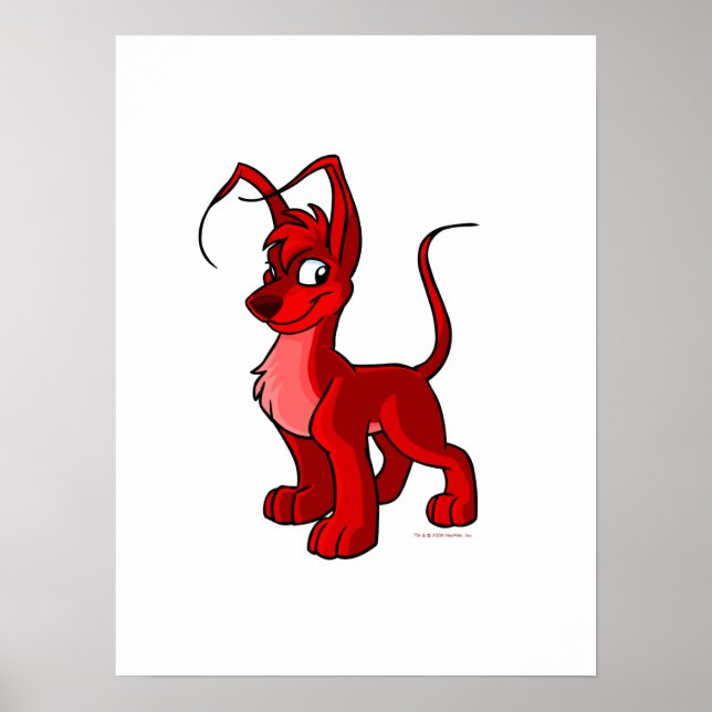 Proud Red Gelert Poster (Framsidan)