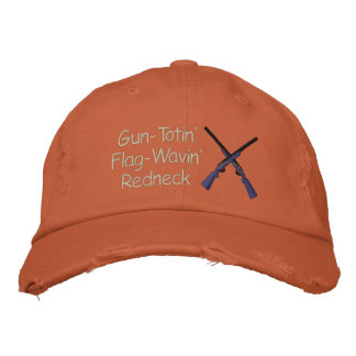 Proud Rednacken Gun och Flagga Broderad Keps