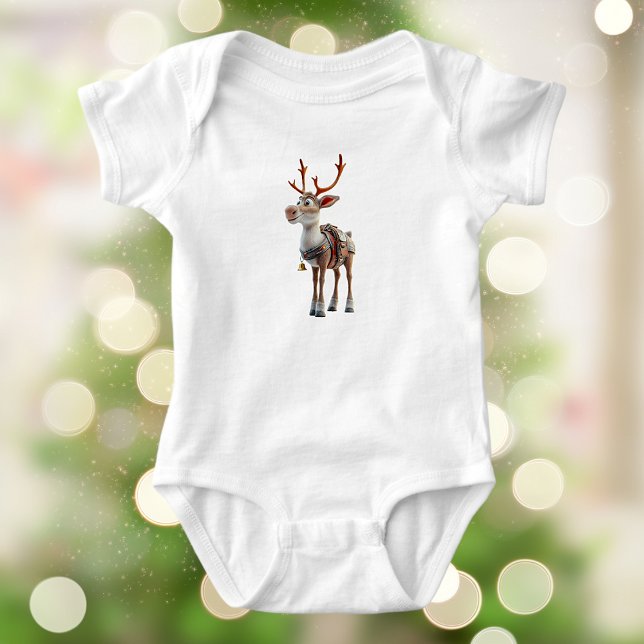 Proud Reindeer Baby Bodydräkt T Shirt (Skapare uppladdad)